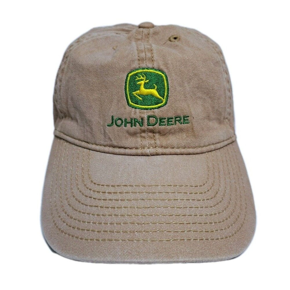 John Deere Womens Ponytail Opening Makeup Resistant Strapback Hat Elude Infinity